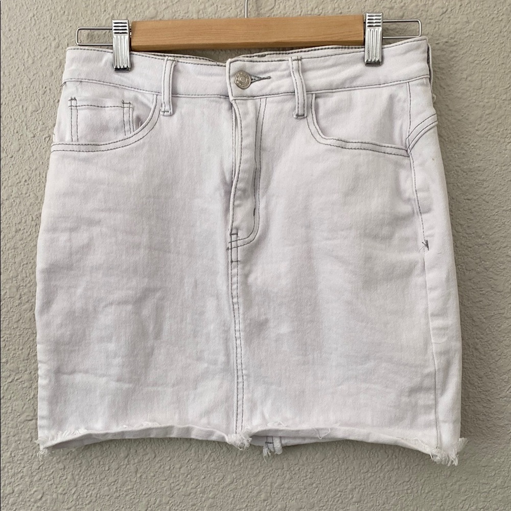 SHEIN White Mini Skirt